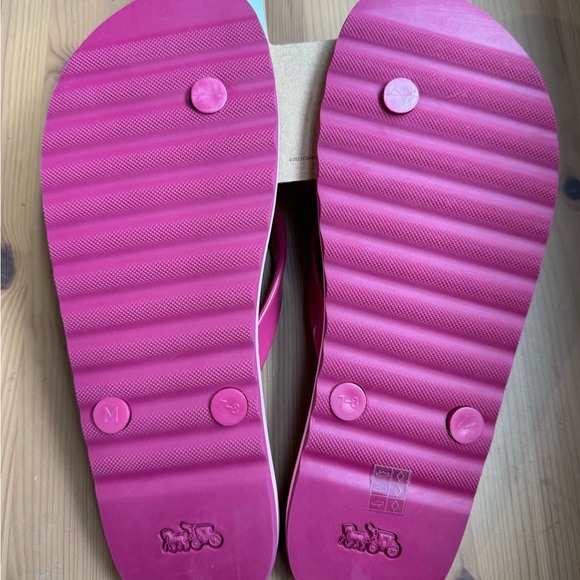 🍒 Coach Zayn Flip Flop With Cherry Print - Picture 8 of 11